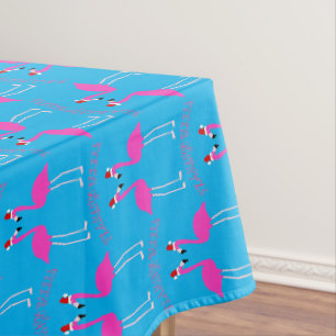 Christmas Lesbian Flamingos Flamingo Belles Tablecloth