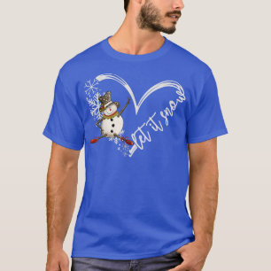 Christmas Let it snow Dancing Snow Man Ballet Dan T-Shirt