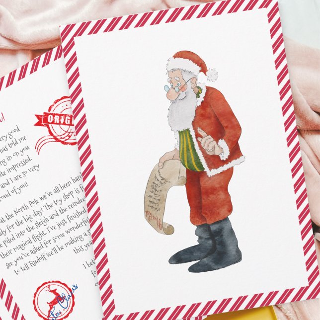 Christmas Letter From Santa Claus North Pole Mail Invitation (Creator Uploaded)