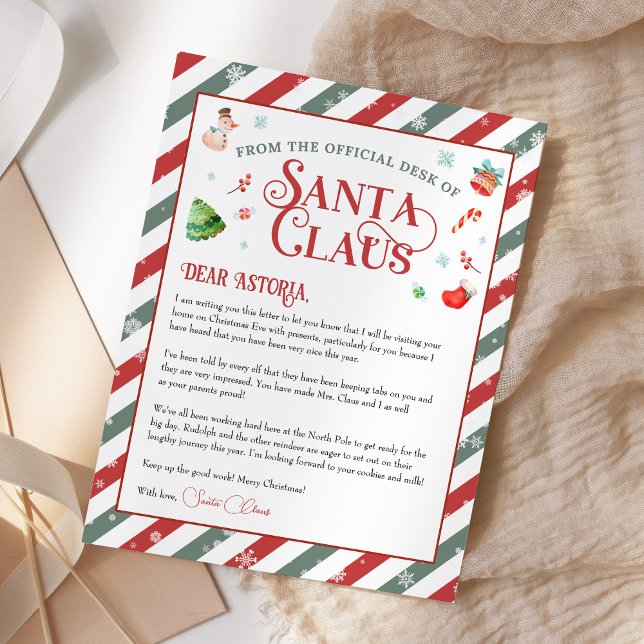 Christmas Letter From Santa Claus Personalised (Creator Uploaded)