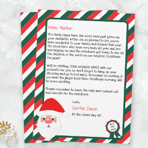 Christmas Letter From Santa Claus to Children