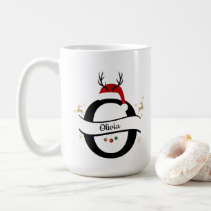 Christmas Letter O Alphabet  Coffee Mug