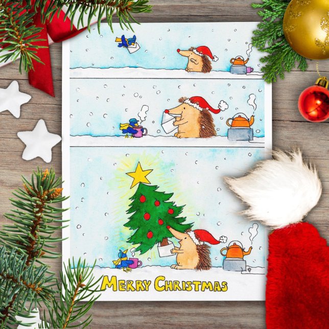 Christmas Letter postcard by Nicole Janes (Creator Uploaded)
