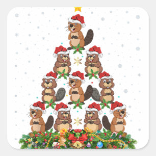 Christmas LGBT Don We Now Our Gay Apparel Rainbow  Square Sticker