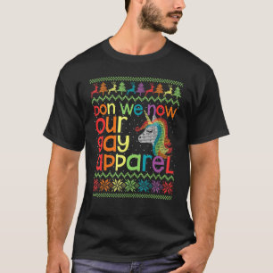 Christmas LGBT Don We Now Our Gay Apparel Rainbow T-Shirt