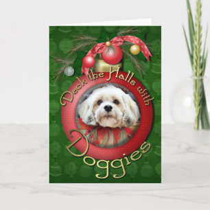 Christmas - Lhasa Apso - Muffie Holiday Card