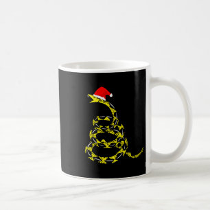 Christmas Libertarian Gadsden Don't Tread Snake  Coffee Mug