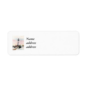 Christmas Light Avery Return Address Label