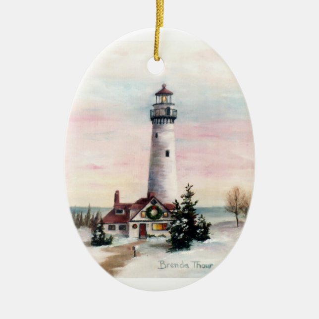 Christmas Light Christmas Ornament (Front)