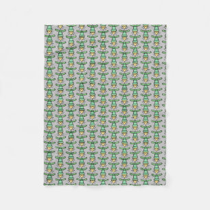 christmas light fleece blanket