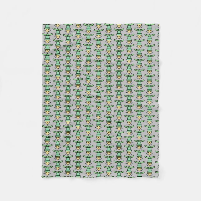 christmas light fleece blanket (Front)