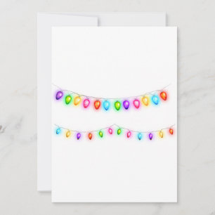 Christmas Light Holiday Card