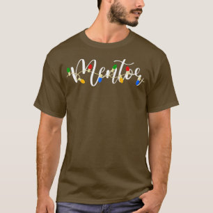 Christmas Light Mentor Merry Christmas Pyjamas Xma T-Shirt