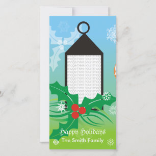 Christmas Light Photo Card