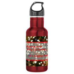 Christmas Lights Abstract 532 Ml Water Bottle