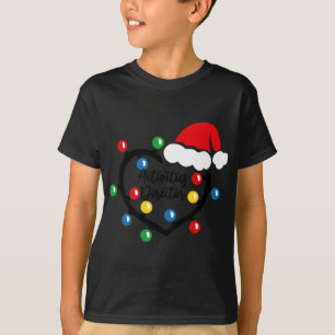 Christmas Lights Activities Director Nurse Costume T-Shirt