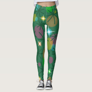 Christmas Lights all over print leggings