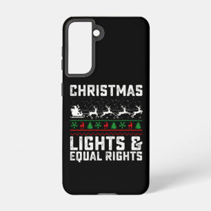 Christmas Lights And Equal Rights Feminist Samsung Galaxy Case
