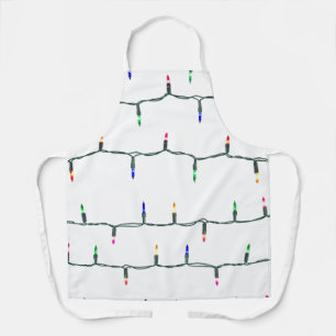 Christmas lights apron