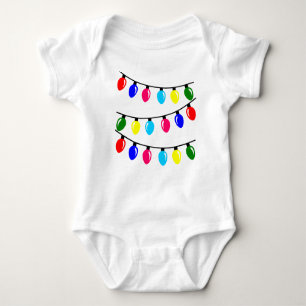 Christmas Lights Baby Bodysuit