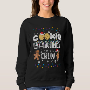 Christmas Lights Christmas Cookie Baking Crew 1 Sweatshirt