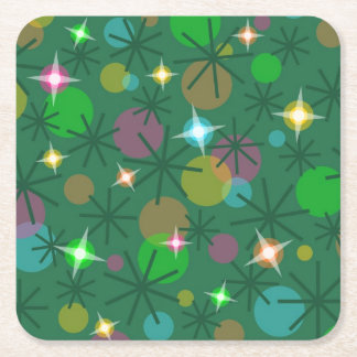 Christmas Lights coaster set