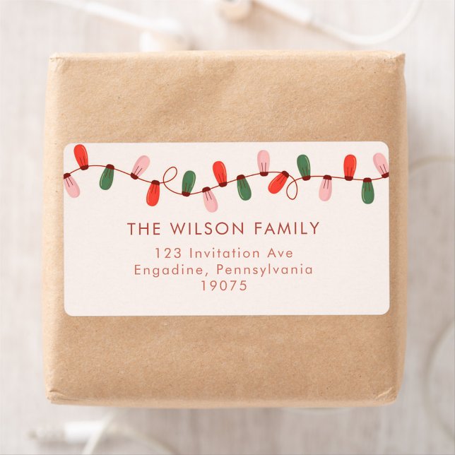 Christmas Lights Coloured Merry Christmas Adress (Creator Uploaded)