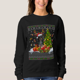 Christmas Lights Dachshund Dog  Xmas Ugly Sweater
