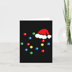 Christmas Lights Dietary Nurse Costume Christmas 2 Card