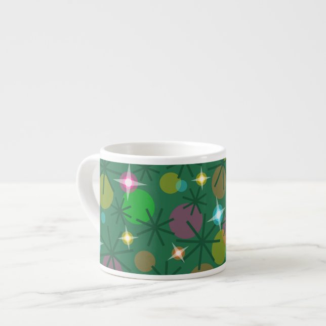 Christmas Lights espresso mug (Front Left)