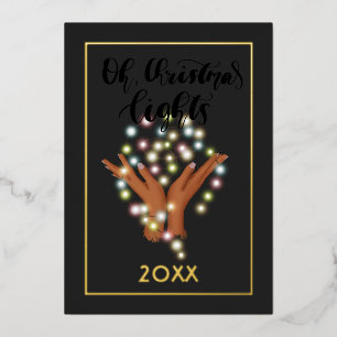 Christmas Lights Family Photo Collage