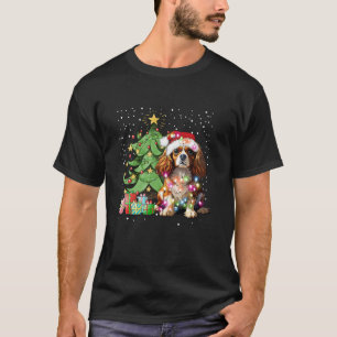 Christmas Lights Funny Cavalier King Charles Spani T-Shirt