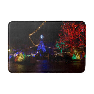 Christmas Lights Galore Bath Mat