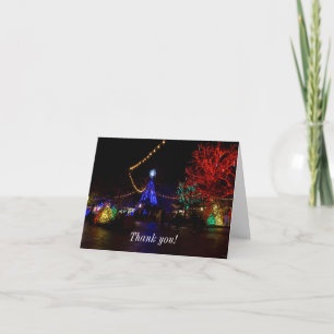 Christmas Lights Galore Thank You Card