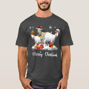 Christmas Lights Goat XMas Pajama  T-Shirt
