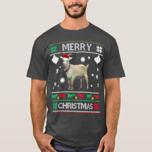 Christmas Lights Goat XMas PajamaMerry Christmas G T-Shirt