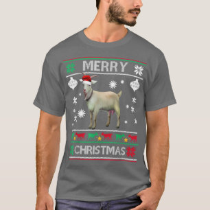 Christmas Lights Goat XMas PajamaMerry Christmas G T-Shirt