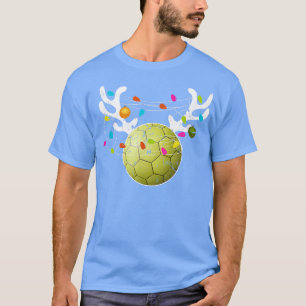 Christmas Lights Handball Funny Xmas 85 T-Shirt