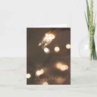 Christmas Lights Holiday Card