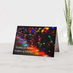 Christmas Lights Holiday Card