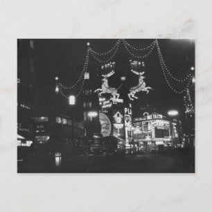 Christmas Lights Holiday Postcard