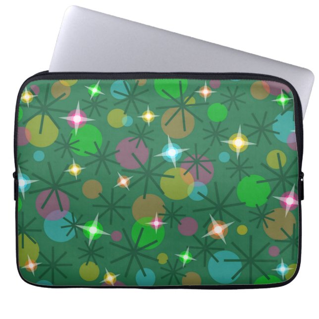 Christmas Lights laptop sleeve medium (Front)