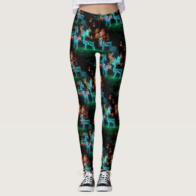 christmas lights leggings (Front)