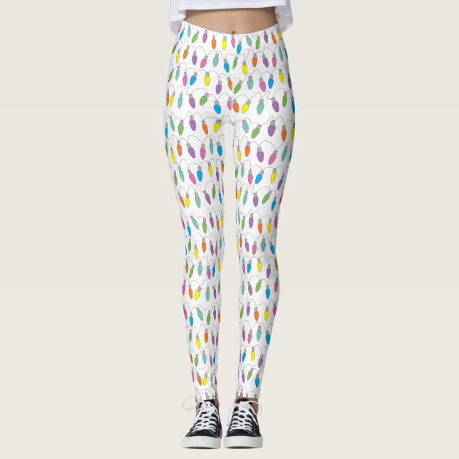 Christmas lights leggings (Front)