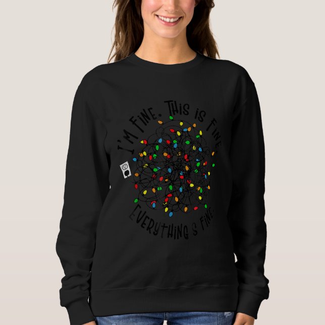 Christmas Lights Matching Couple 1 Sweatshirt (Front)