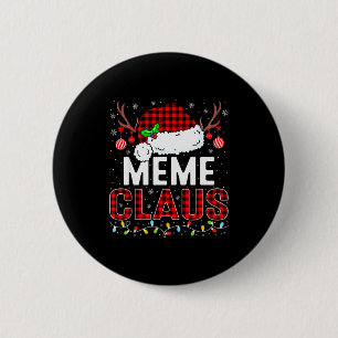 Christmas Lights Meme Claus Family Matching Xmas P 6 Cm Round Badge