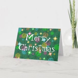 Christmas Lights 'Merry Christmas' card front text