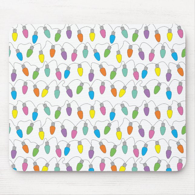 Christmas lights mouse pad (Front)