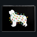 Christmas lights newfoundland  gifts | dog lovers calendar<br><div class="desc">Do you own a Newfoundland dog? Do you have Newfie love? You must have these newfoundland dog gifts for owners with a newfoundland dog. Perfect choice for dog dad, dog mum, dog lover, dog owner, breeder, veterinarian, groomer, trainer and newfie dog handler. Surprise your husband, brother, dad, grandpa, son, uncle...</div>