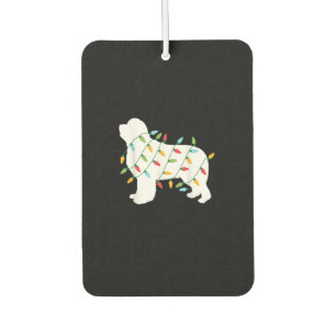 Christmas lights newfoundland gifts dog lovers car air freshener